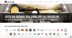 Desktop Screenshot of hedinbil.se